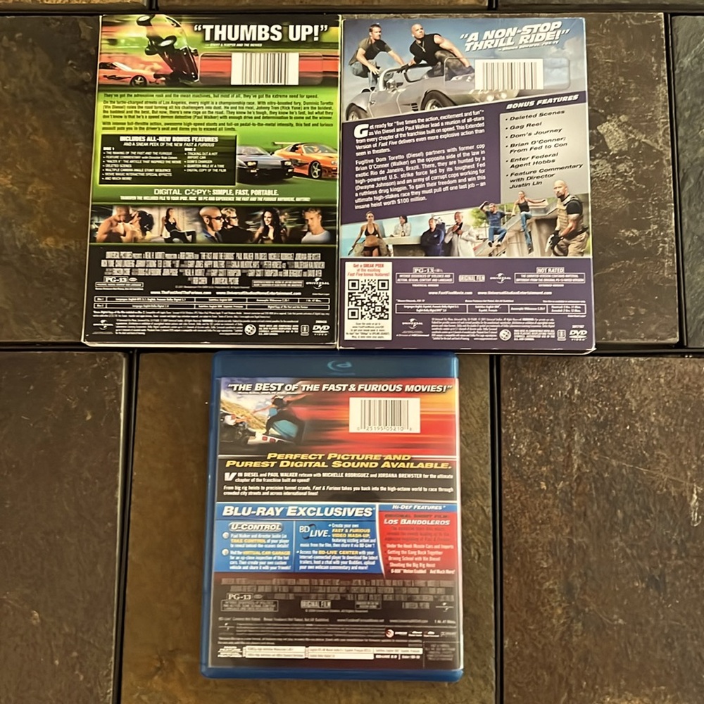 Fast & Furious DVD Set- EUC - Picture 2 of 3
